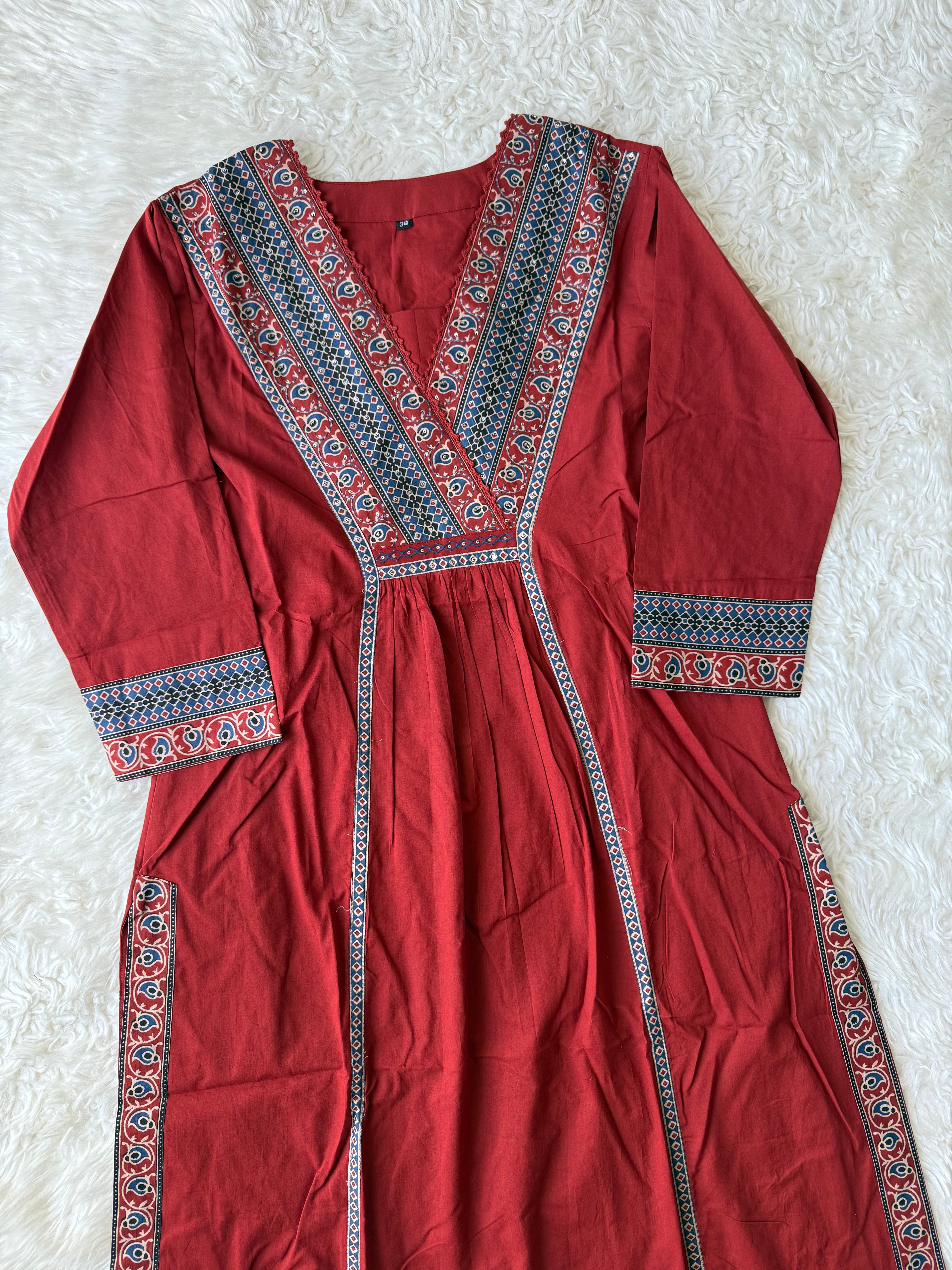 Premium Cotton Kurti Pant Dupatta Set