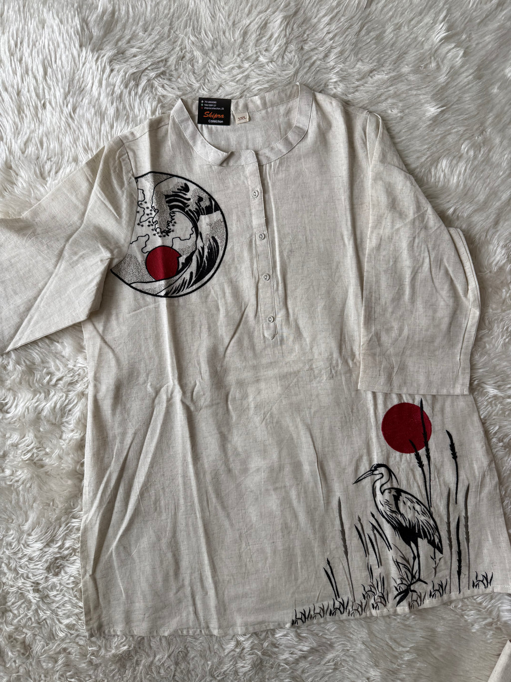 “Plus Size” Soft Khadi Cotton Co-ord Set