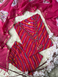Premium Cotton Lehariya Set