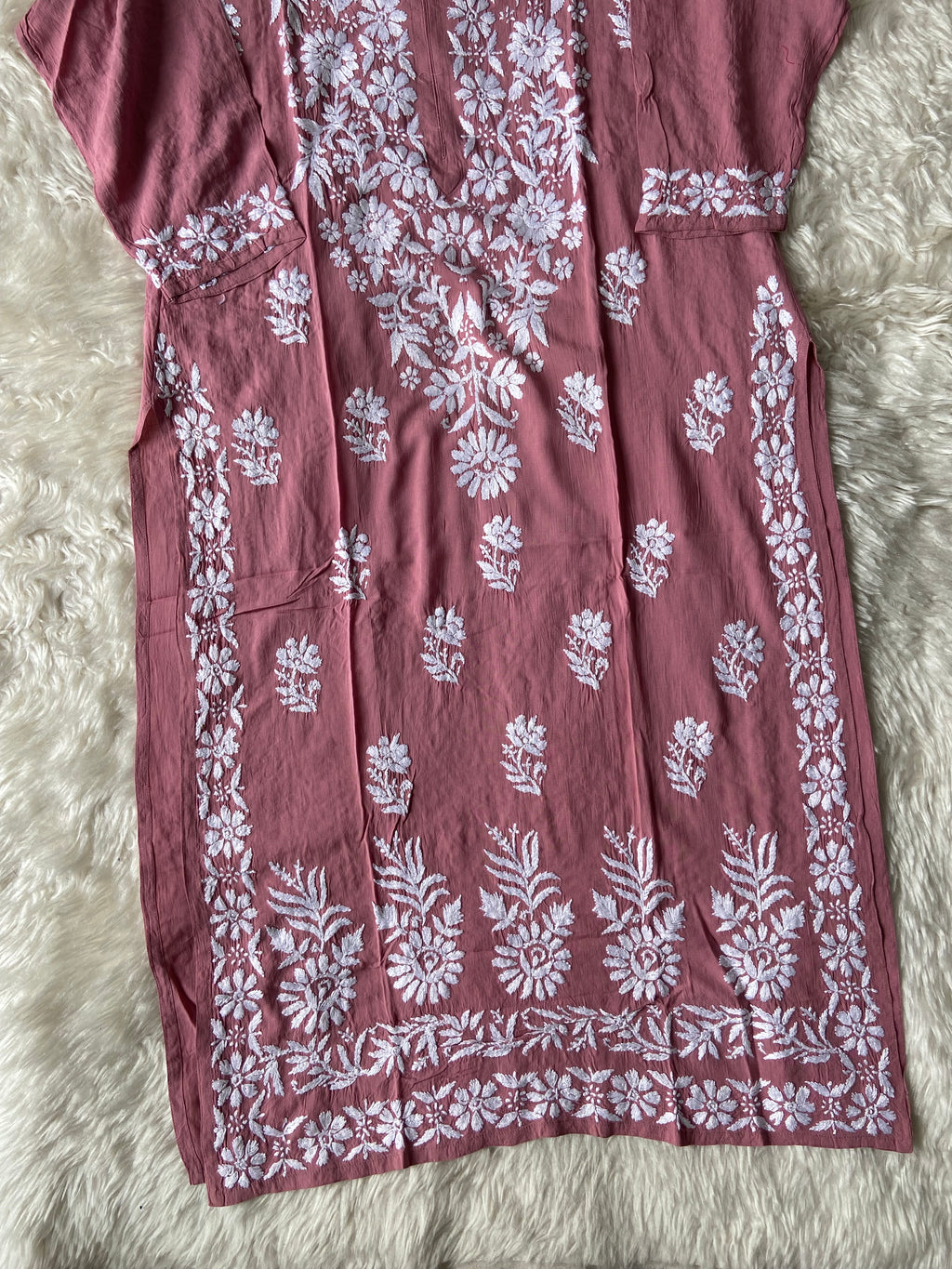 Modal Chikankari kurti
