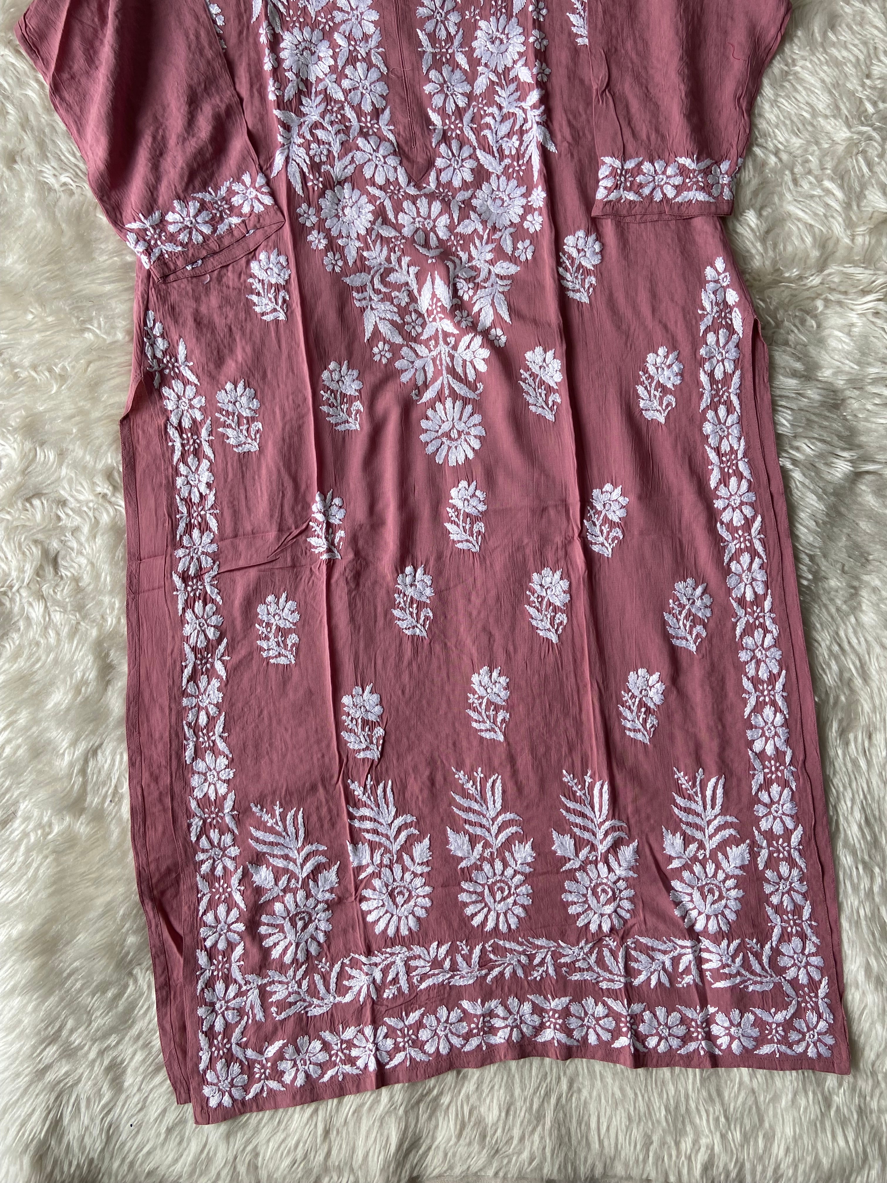 Modal Chikankari kurti