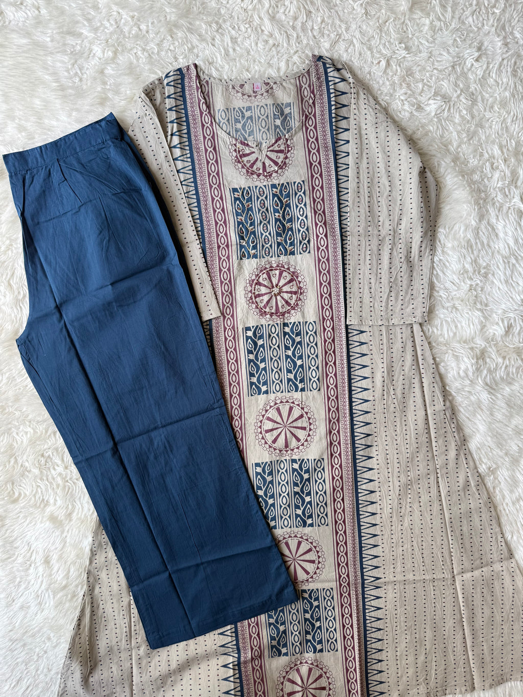 Pure Cotton Kurti Pant Set