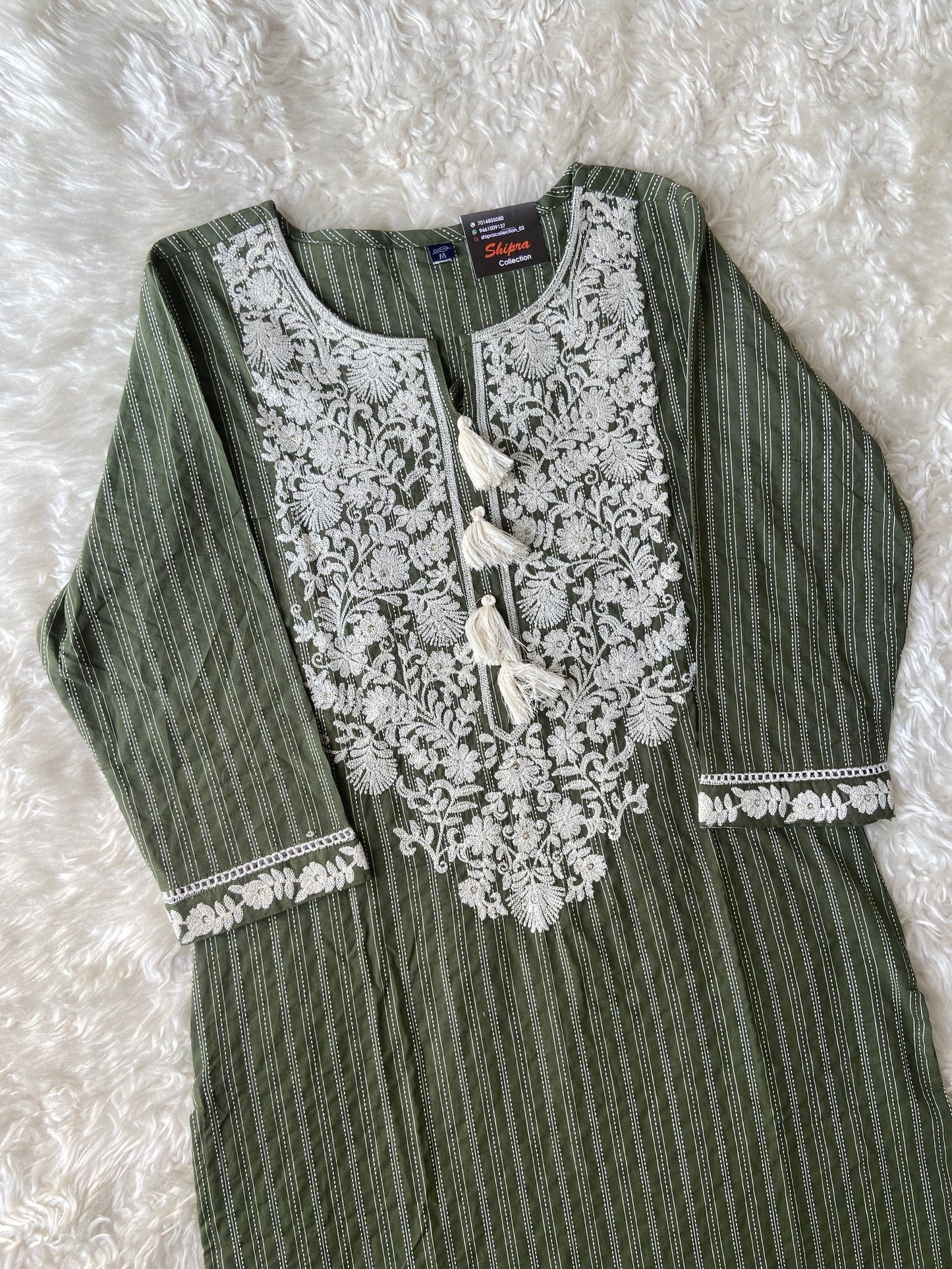 Premium Cotton Kurti Pant Dupatta Set