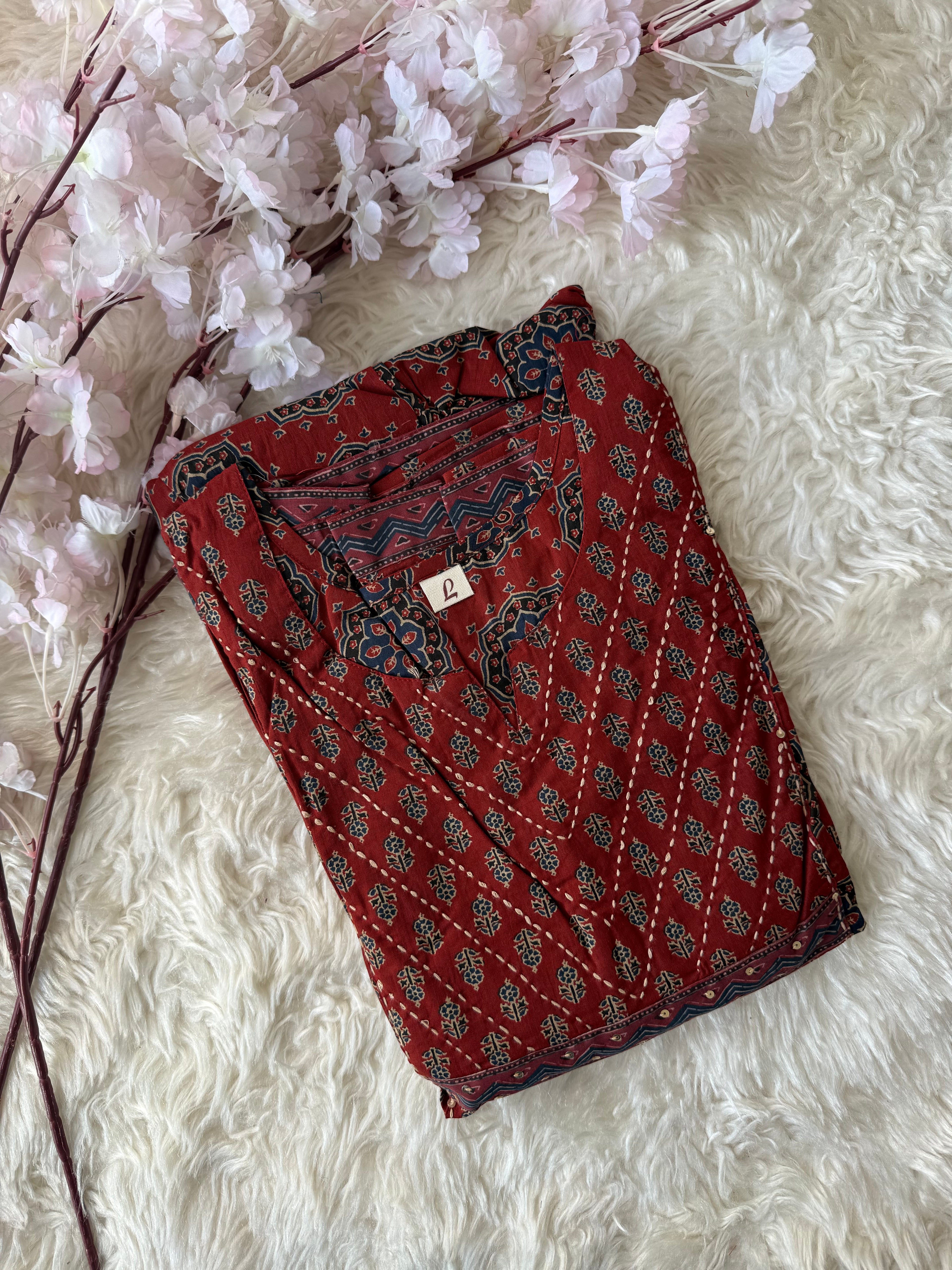 Premium Cotton Flare Kurti