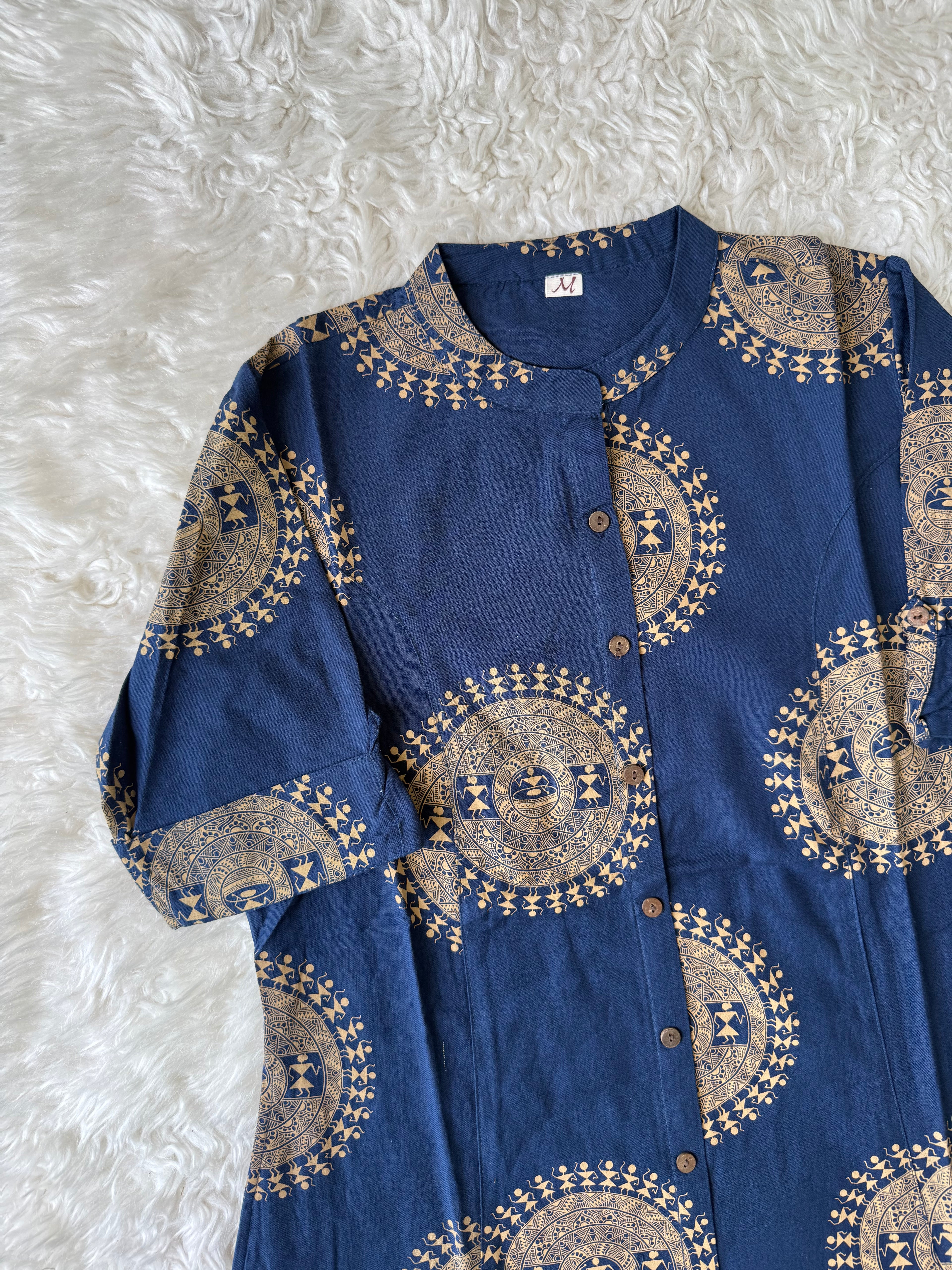 Khadi Cotton Elbow Sleeves Set