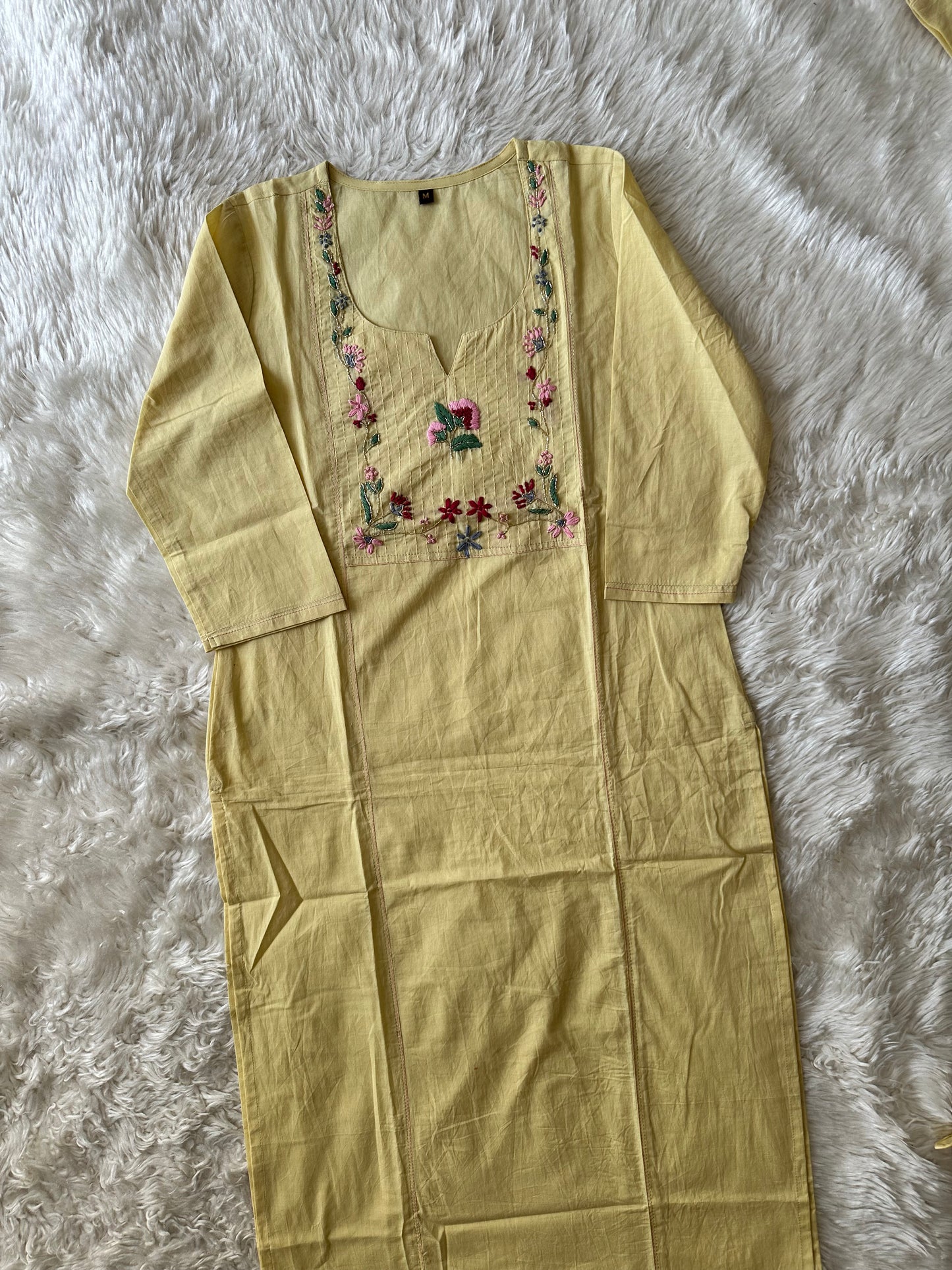 Mul Cotton Set with hand painted dupatta