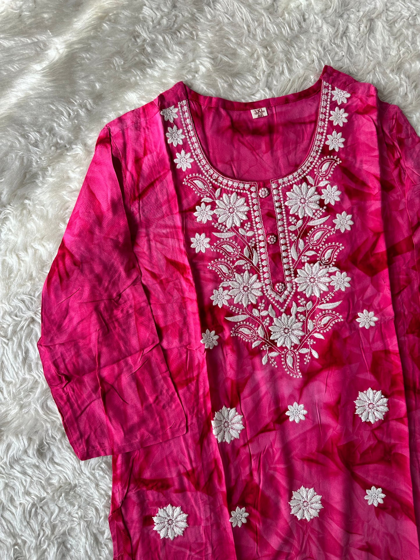 Rayon Kurti Pant Set