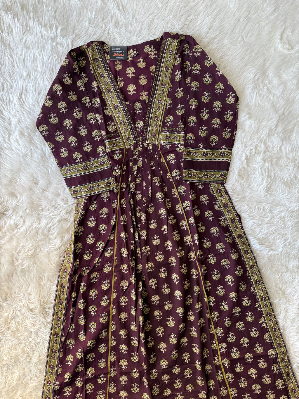Premium Cotton Aline Kurti Plazo Dupatta Set