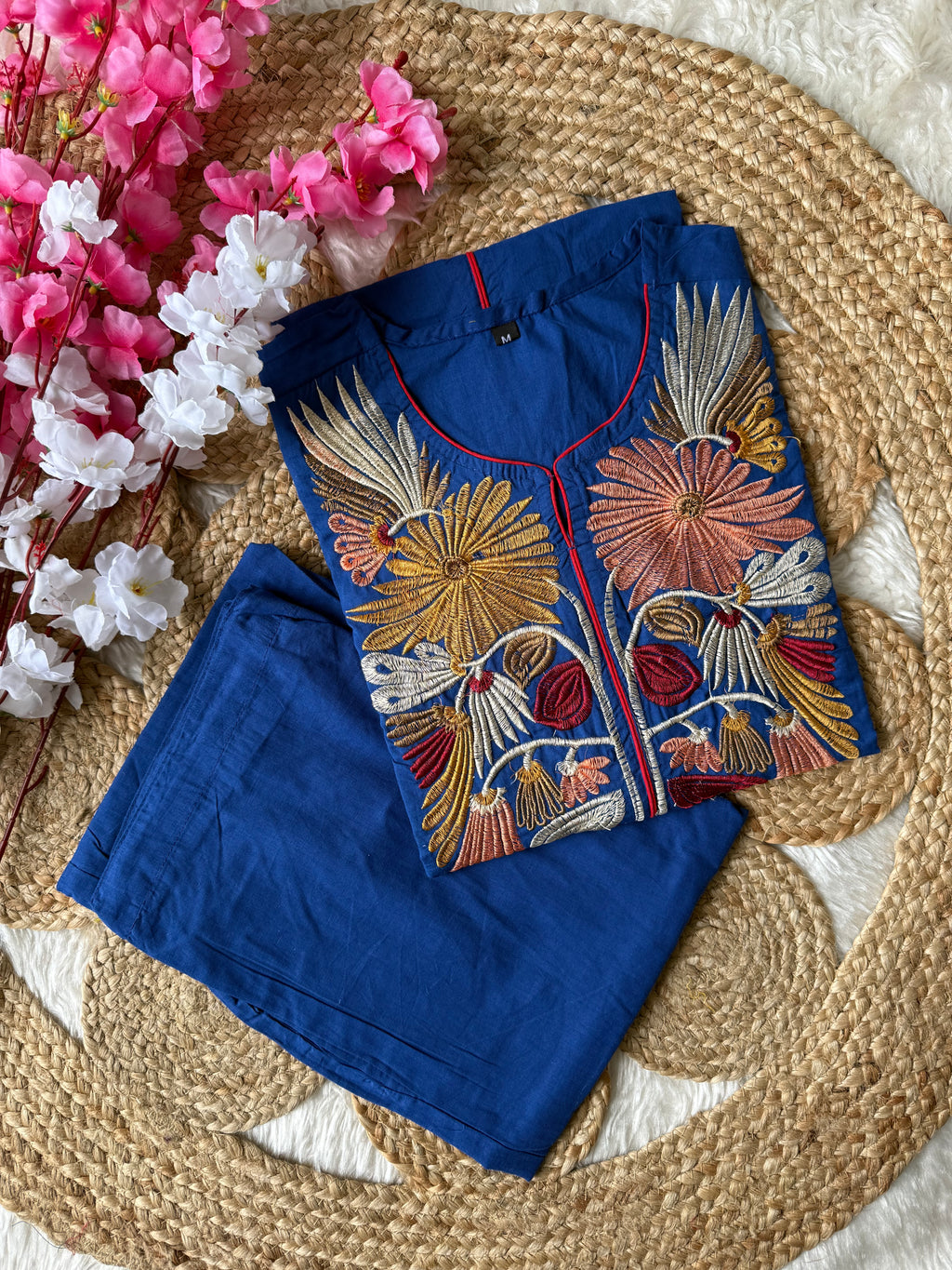 Cotton FLARE Kurti Pant Set