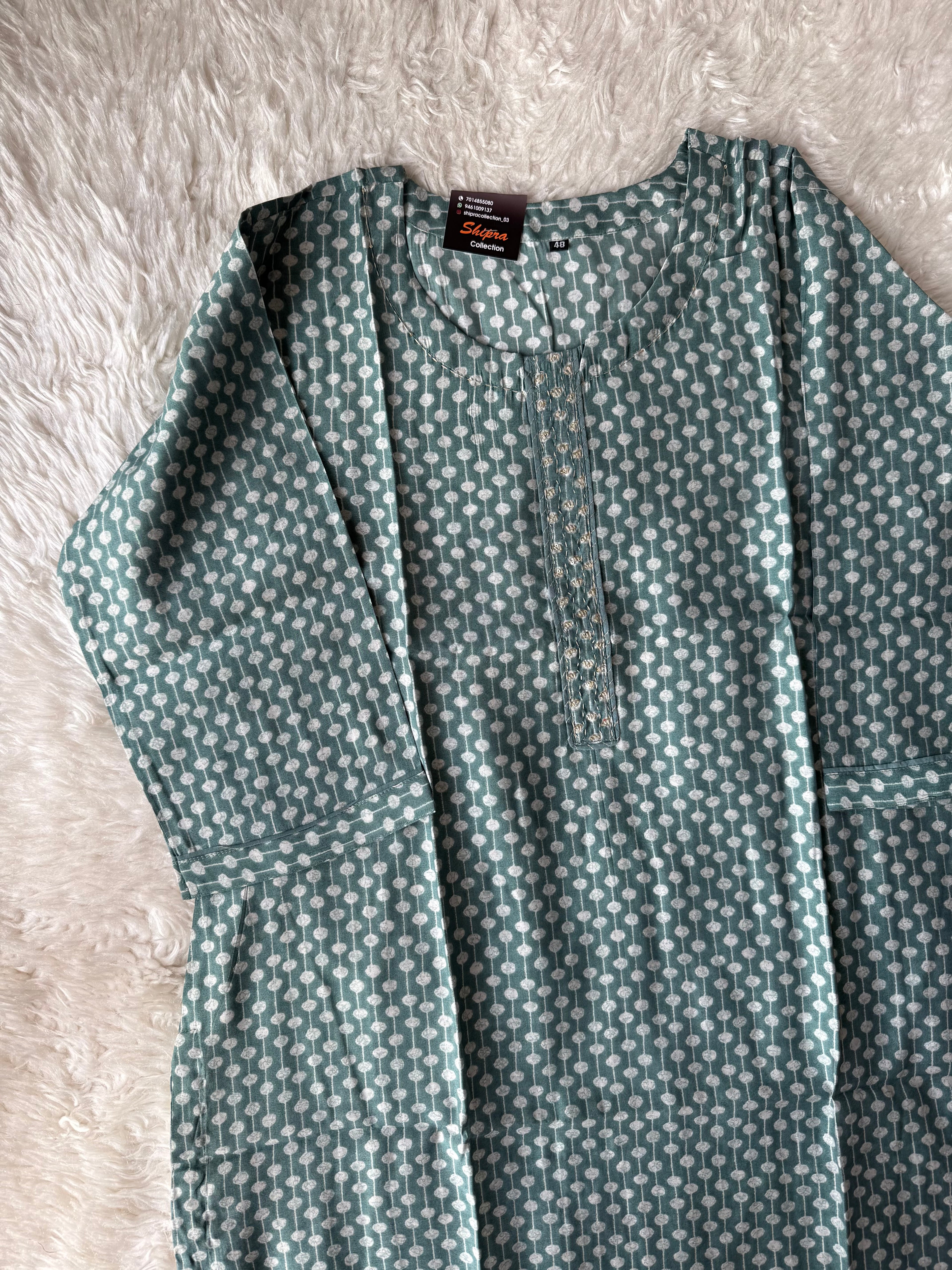 Pure Muslin Silk kurti