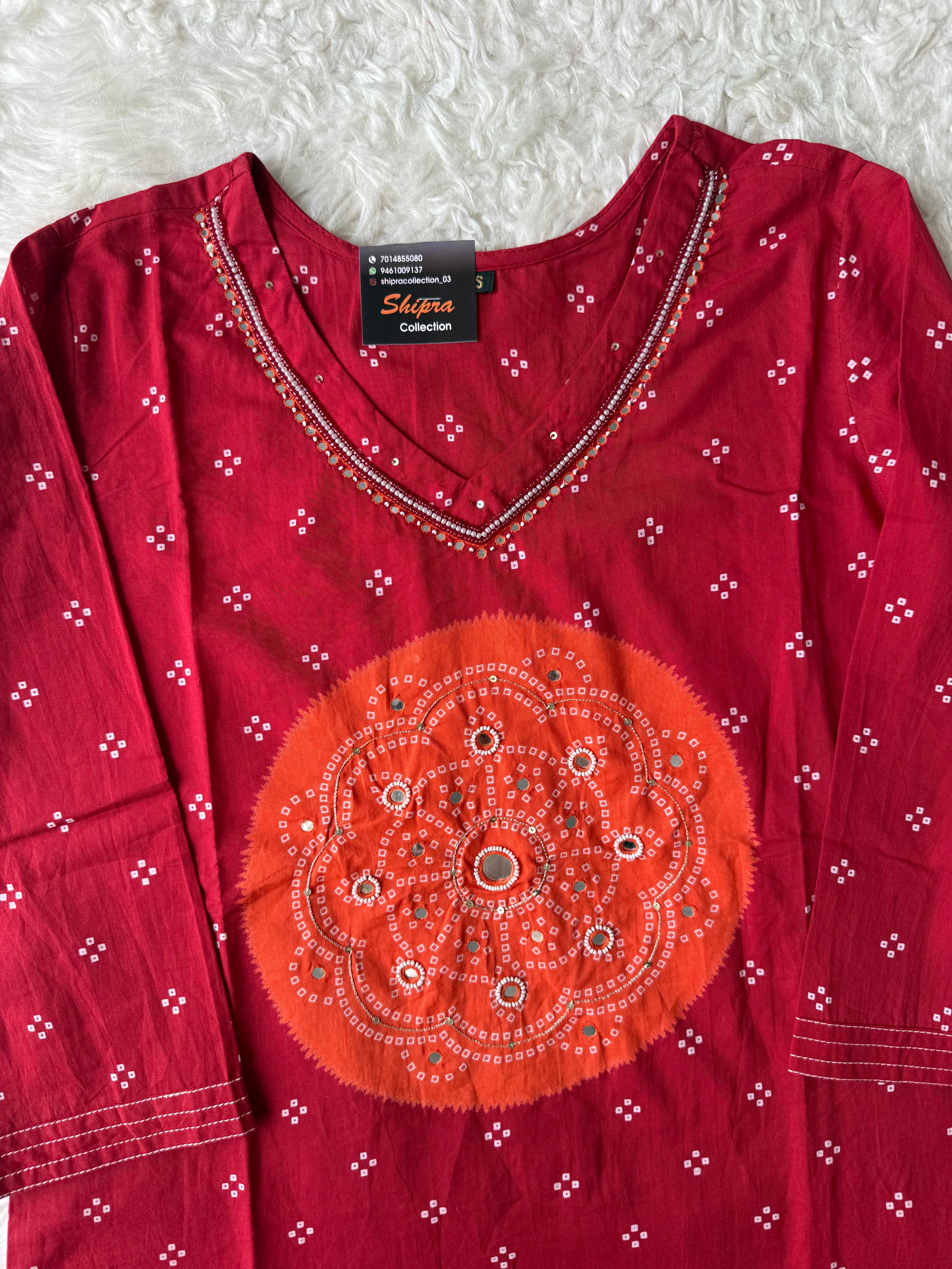Premium Cotton Kurti Pant Dupatta Set