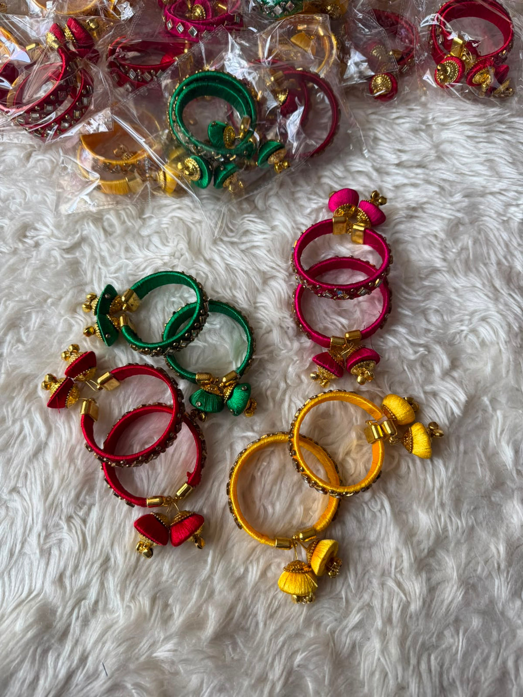 Festive Threadwork Bangles
