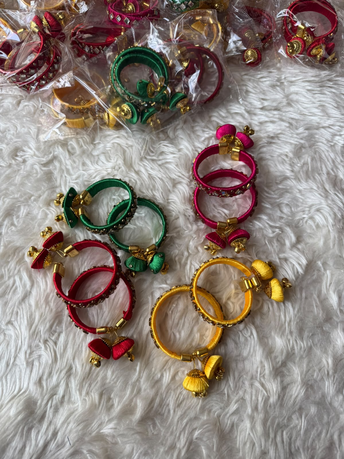 Festive Threadwork Bangles